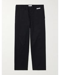 WTAPS - Straight-Leg Cotton-Blend Twill Trousers - Lyst