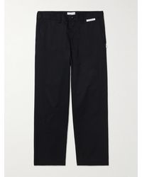 WTAPS - Straight-leg Cotton-blend Twill Trousers - Lyst