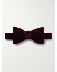 Favourbrook - Pre-tied Cotton-velvet Bow Tie - Lyst