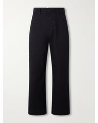 Margaret Howell - Mhl. Simple Straight-Leg Cotton-Drill Trousers - Lyst