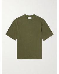 Officine Generale - Benny T-Shirt aus Baumwoll-Jersey in Stückfärbung - Lyst