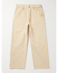 A.PRESSE - Vintage Double-Knee Wide-Leg Jeans - Lyst