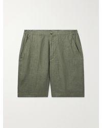 Loro Piana - Nolan Straight-Leg Linen Shorts - Lyst