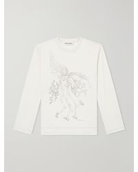 Our Legacy - Printed Cotton-Jersey T-Shirt - Lyst
