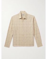 Kartik Research - Box Checked Cotton Shirt - Lyst