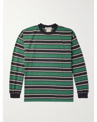 Remi Relief - Striped Cotton-jersey T-shirt - Lyst