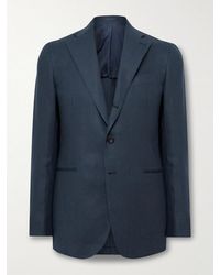 J. Mueser - Waverly Slim-fit Linen Suit Jacket - Lyst