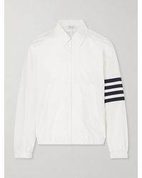 Thom Browne - Striped Ripstop Track Jacket - Lyst