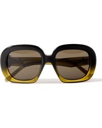 Loewe - Curvy Round-frame Acetate Sunglasses - Lyst