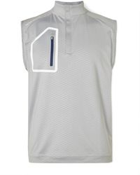 Peter Millar - Forge Arrow Tech-jersey Jacquard Half-zip Golf Top - Lyst