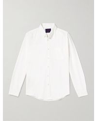 Portuguese Flannel - Belavista Hemd aus Baumwoll-Oxford mit Button-Down-Kragen - Lyst
