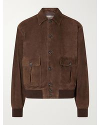 Valstar - Colin Suede Bomber Jacket - Lyst