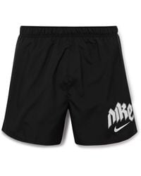 Nike - Run Division Challenger Straight-leg Printed Mesh-panelled Dri-fit Shorts - Lyst