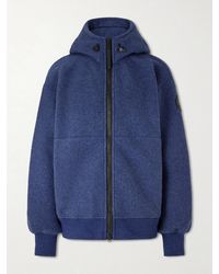 Canada Goose - Chilliwack Recycled Wool-Blend Fleece Zip-Up Hoodie - Lyst