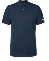 nike navy blue polo shirt