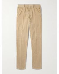 Loro Piana - Jarno Hamptons Straight-Leg Cotton-Corduroy Trousers - Lyst