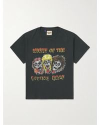 GALLERY DEPT. - Night Of The Living Dead Glittered Printed Cotton-Jersey T-Shirt - Lyst
