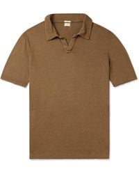 Massimo Alba - Aruba Linen-piqué Polo Shirt - Lyst