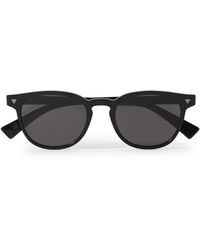 Bottega Veneta - Round-frame Recycled-acetate Sunglasses - Lyst