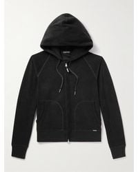 Tom Ford - Slim-fit Cotton-terry Zip-up Hoodie - Lyst