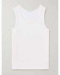 MR P. - Ribbed Stretch-cotton Jersey Tank Top - Lyst