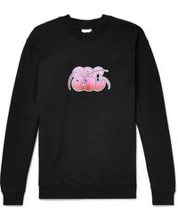 Stockholm Surfboard Club - Mer Logo-print Fleece-back Organic Cotton-jersey Sweatshirt - Lyst