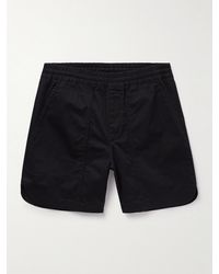 NN07 - Jon 1800 Straight-leg Organic Cotton-blend Twill Shorts - Lyst