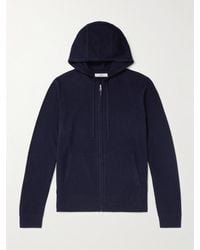 MR P. - Wool And Cashmere-Blend Zip-Up Hoodie - Lyst