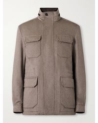 N.Peal Cashmere - Vale Cashmere-Twill Jacket - Lyst