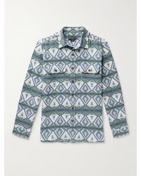 Pendleton - Beach Shack Brushed Cotton-jacquard Shirt - Lyst