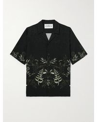 MANAAKI - Camp-Collar Printed Lyocell-Twill Shirt - Lyst