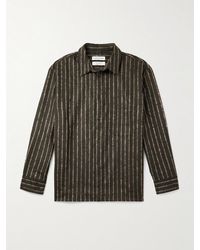 A Kind Of Guise - Gusto Striped Virgin Wool-Blend Shirt - Lyst