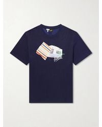 Loewe - Paula's Ibiza Patch-Appliqué Cotton-Blend Jersey T-Shirt - Lyst