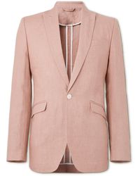 Favourbrook - Sidmouth Ebury Slim-Fit Herringbone Linen Suit Jacket - Lyst