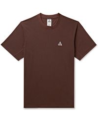 Nike - Acg Logo-embroidered Dri-fit Adv T-shirt - Lyst