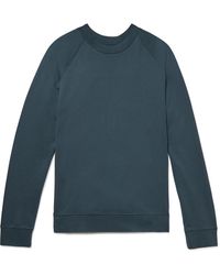 Sunspel - Sea Island Cotton-jersey Sweatshirt - Lyst
