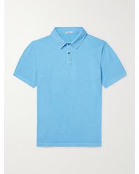 James Perse - Cotton-Jersey Polo Shirt - Lyst