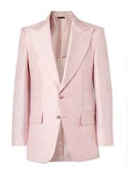 Tom Ford - Atticus Wool And Silk-blend Suit Jacket - Lyst