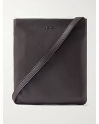 ZEGNA - Umhängetasche aus SECONDSKIN-Leder - Lyst