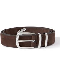 Anderson's - 3cm Nubuck Belt - Lyst