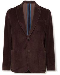 Paul Smith - Slim-Fit Unstructured Cotton-Corduroy Suit Jacket - Lyst
