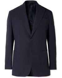 Thom Sweeney - Unstructured Linen Suit Jacket - Lyst
