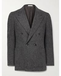 Umit Benan - Double-Breasted Wool And Cashmere-Blend Blazer - Lyst