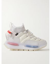 Moncler - Adidas Originals Nmd Runner Stretch Jersey-trimmed Quilted Gore-textm High-top Sneakers - Lyst