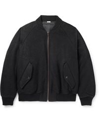 A.PRESSE - Padded Cashmere-felt Bomber Jacket - Lyst