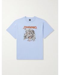 Brain Dead - Mech Tank Printed Cotton-jersey T-shirt - Lyst