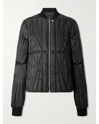 Rick Owens - Moncler Logo-appliquéd Quilted Shell Down Jacket - Lyst
