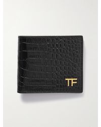 Tom Ford - Croc-effect Leather Bifold Wallet - Lyst