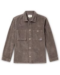 Folk - Anniversary Patch Cotton-corduroy Overshirt - Lyst