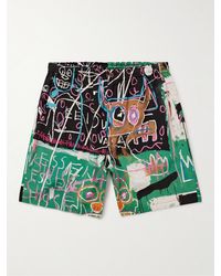 Wacko Maria - Jean-michel Basquait Straight-leg Printed Twill Shorts - Lyst